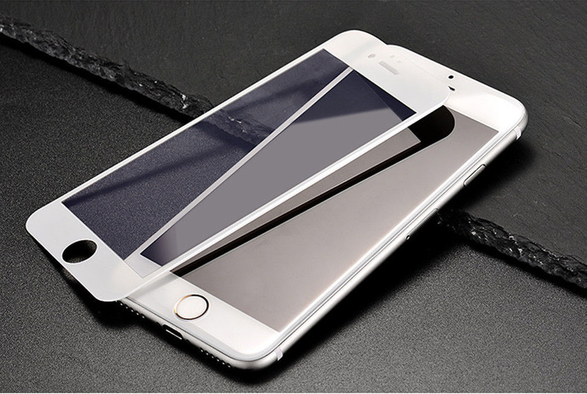 Защитное стекло Baseus Edge 0.3mm Tempered Glass для iPhone 8 Белое