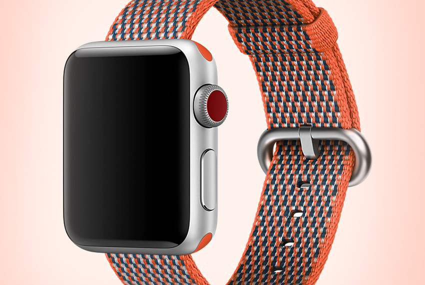 Ремешок нейлоновый Woven Nylon для Apple Watch (40мм) Оранжевый