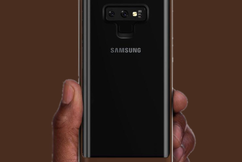 Чехол накладка VRS Design Crystal Bumper для Samsung Galaxy Note 9 Коричневый