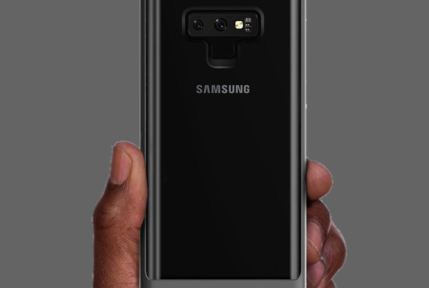 Чехол накладка VRS Design Crystal Bumper для Samsung Galaxy Note 9 Серебро
