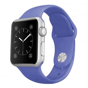 Ремешок силиконовый Special Case для Apple Watch 2 / 1 (42мм) Фиалковый S/M/L