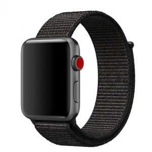 Ремешок нейлоновый Special case Nylon Sport для Apple Watch 3 / 2 / 1 (42mm) Черный