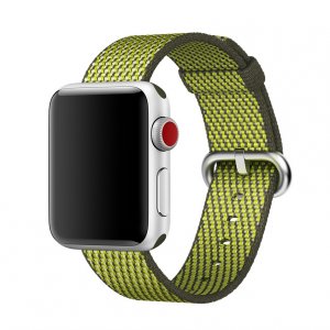 Ремешок нейлоновый Woven Nylon для Apple Watch (38мм) Зеленый